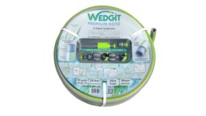 Wedgit Premium Hose 19mm (3/4") diameter 25m length with Starter Set